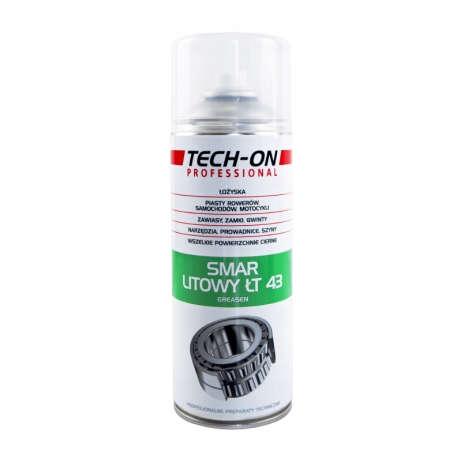 Smar Litowy do łożysk ŁT43 400ml Tech-on