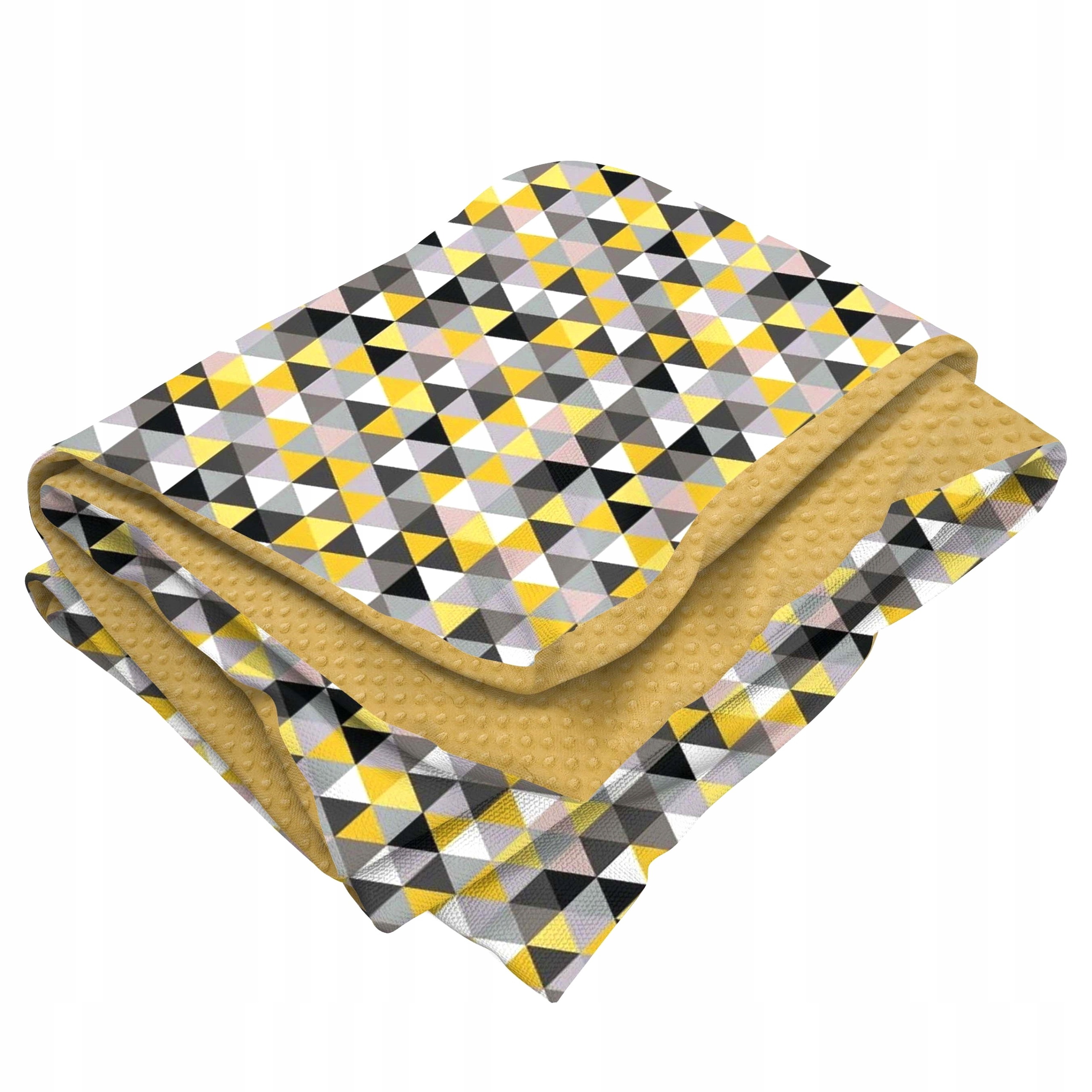 Oboustranný přehoz 140x200 Bavlna Polar Minky Mozaika