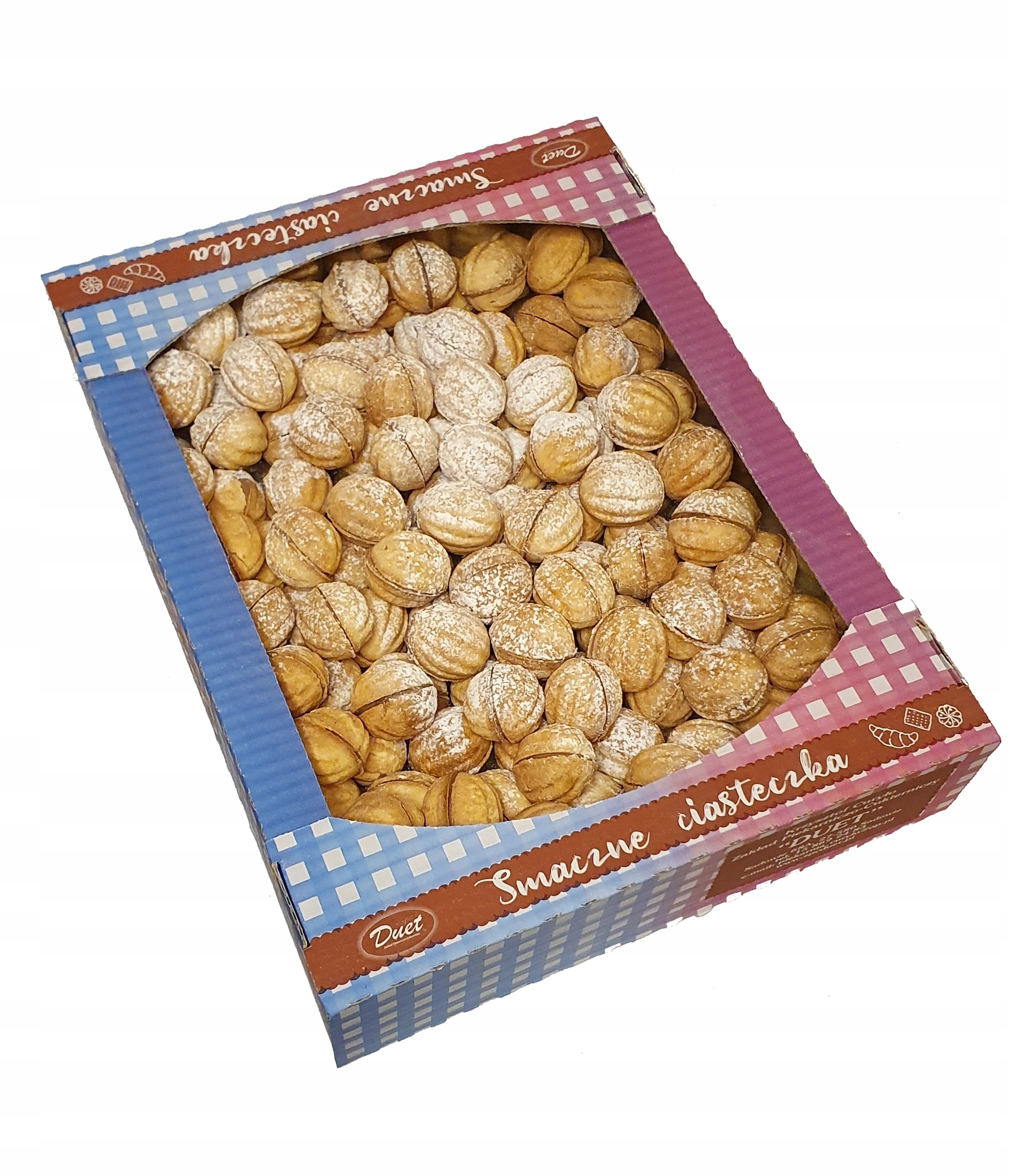 Ciastka kruche z nadzieniem Orzeszki Duet 3000 g