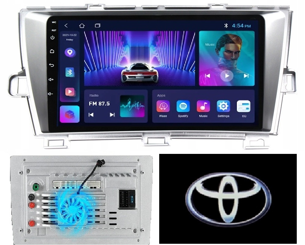 Radio Nawigacja Android Toyota Prius III 2009-2015 Carplay +kamera 2/64GB