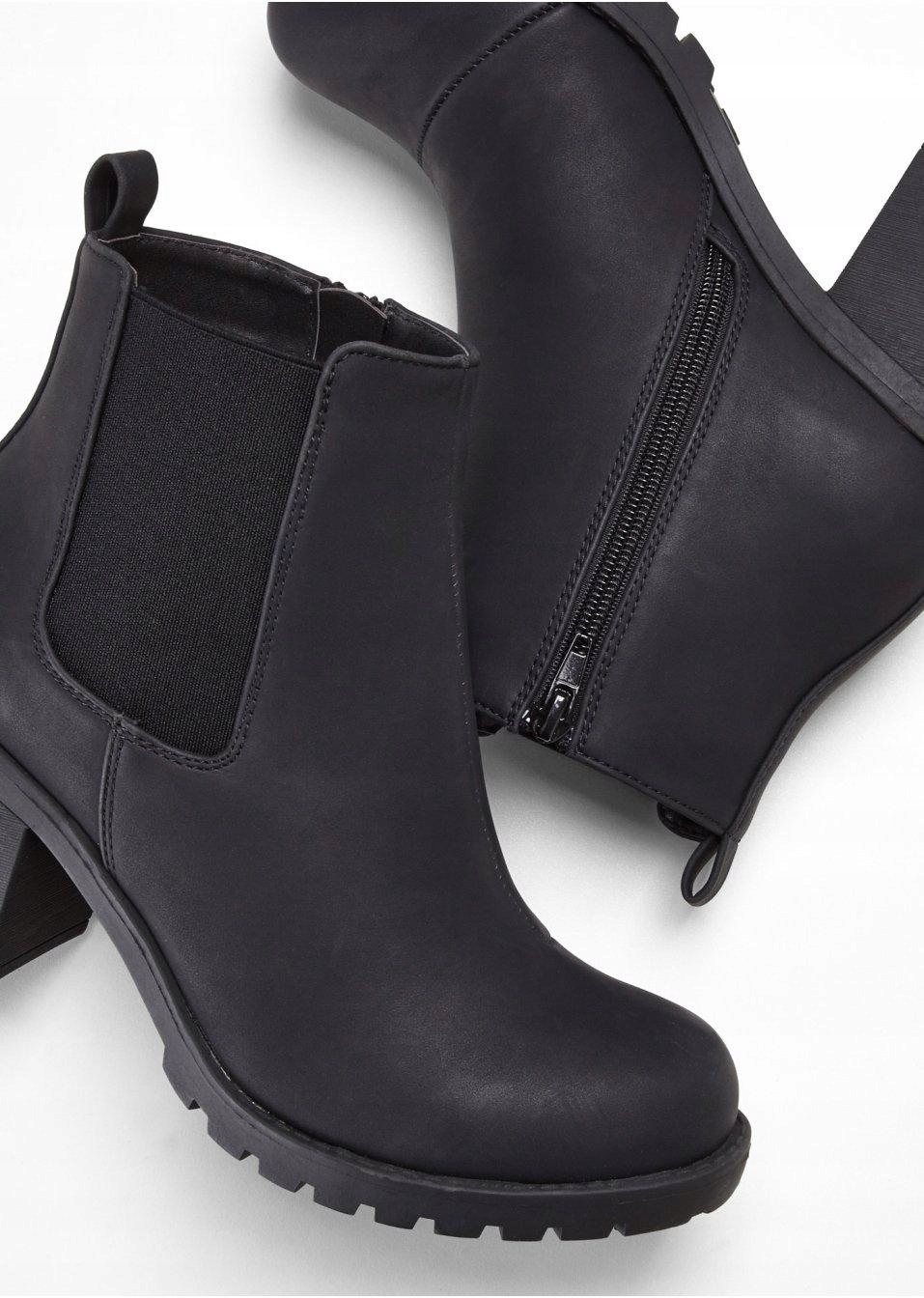 M20845 A18 CZARNE BOTKI NA SŁUPKU 39 Wzór dominujący bez wzoru