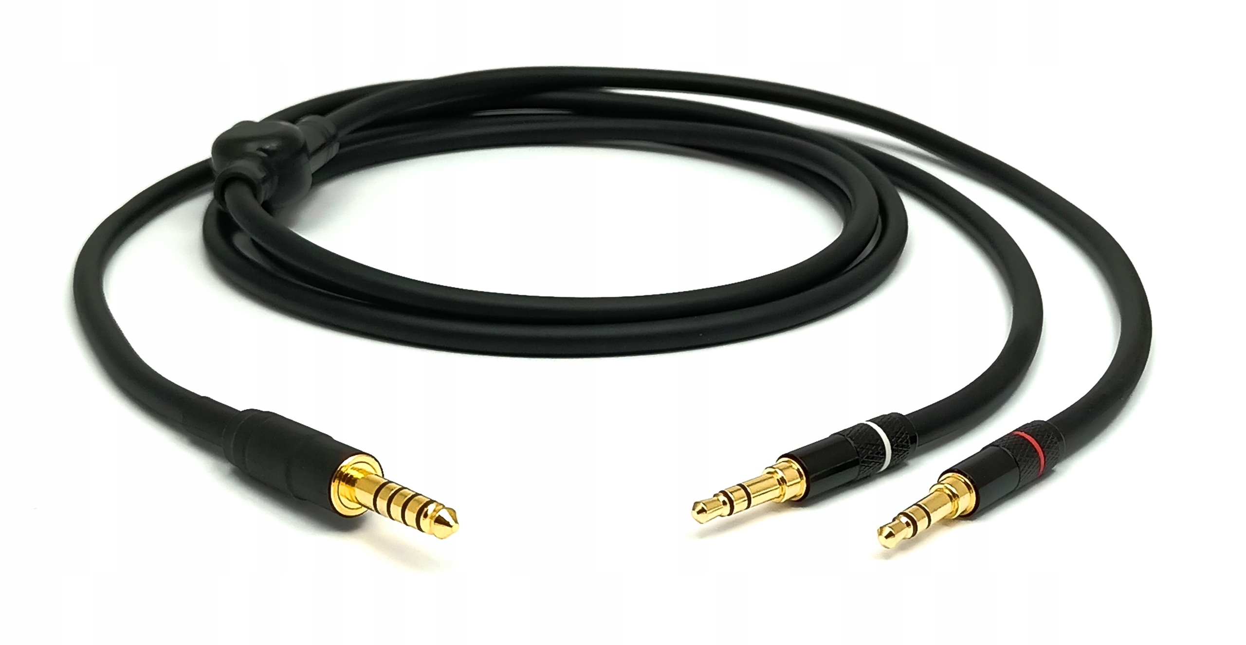 Ručně vyrobený vyvážený kabel pro Audeze LCD-1 konektor 4,4 mm Mogami