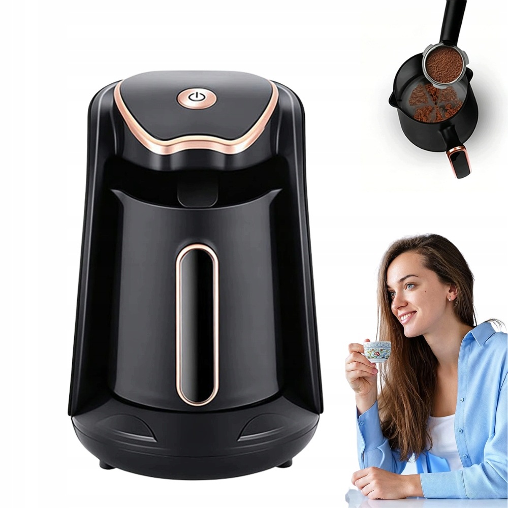 Elektrický Kávovar Na Tureckou Kávu 300 ML 600 W Na Řeckou Kávu