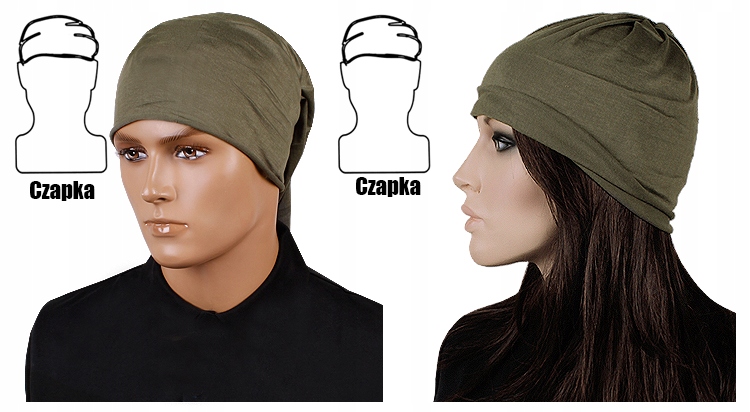 SZAL WIELOFUNKCYJNY Kominiarka Wojskowa OLIVE Kolekcja MILITARIA,SURVIVAL