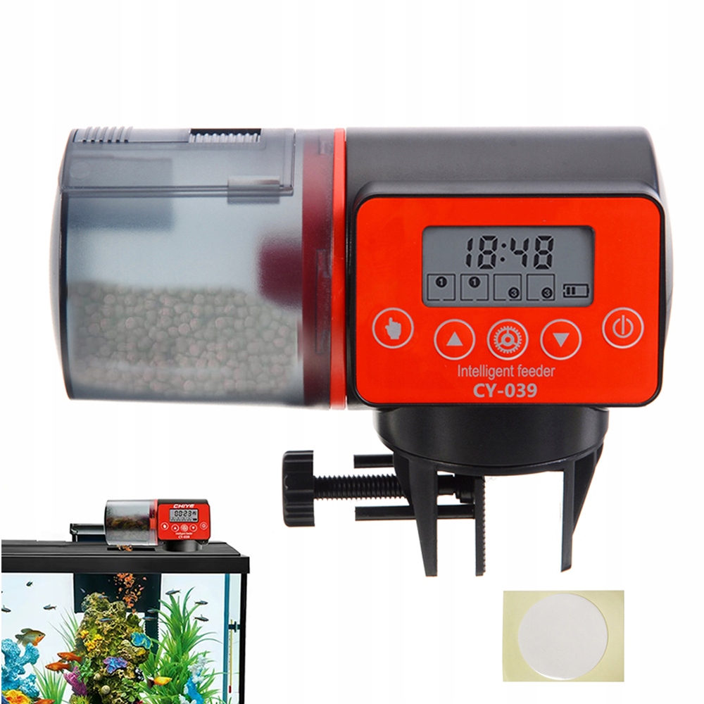Levně Automatické Krmítko Pro Ryby LCD Dávkovač Krmítko Pro Rybičky 200 ML