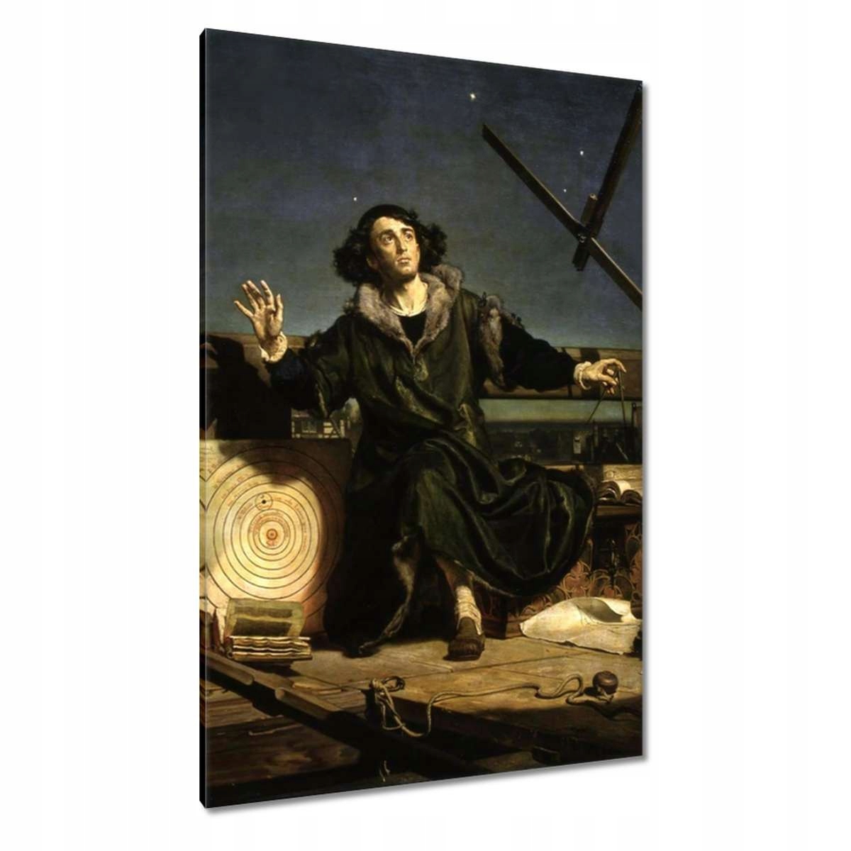 Obrazy 80x120 Astronom Koperník Rozhovor