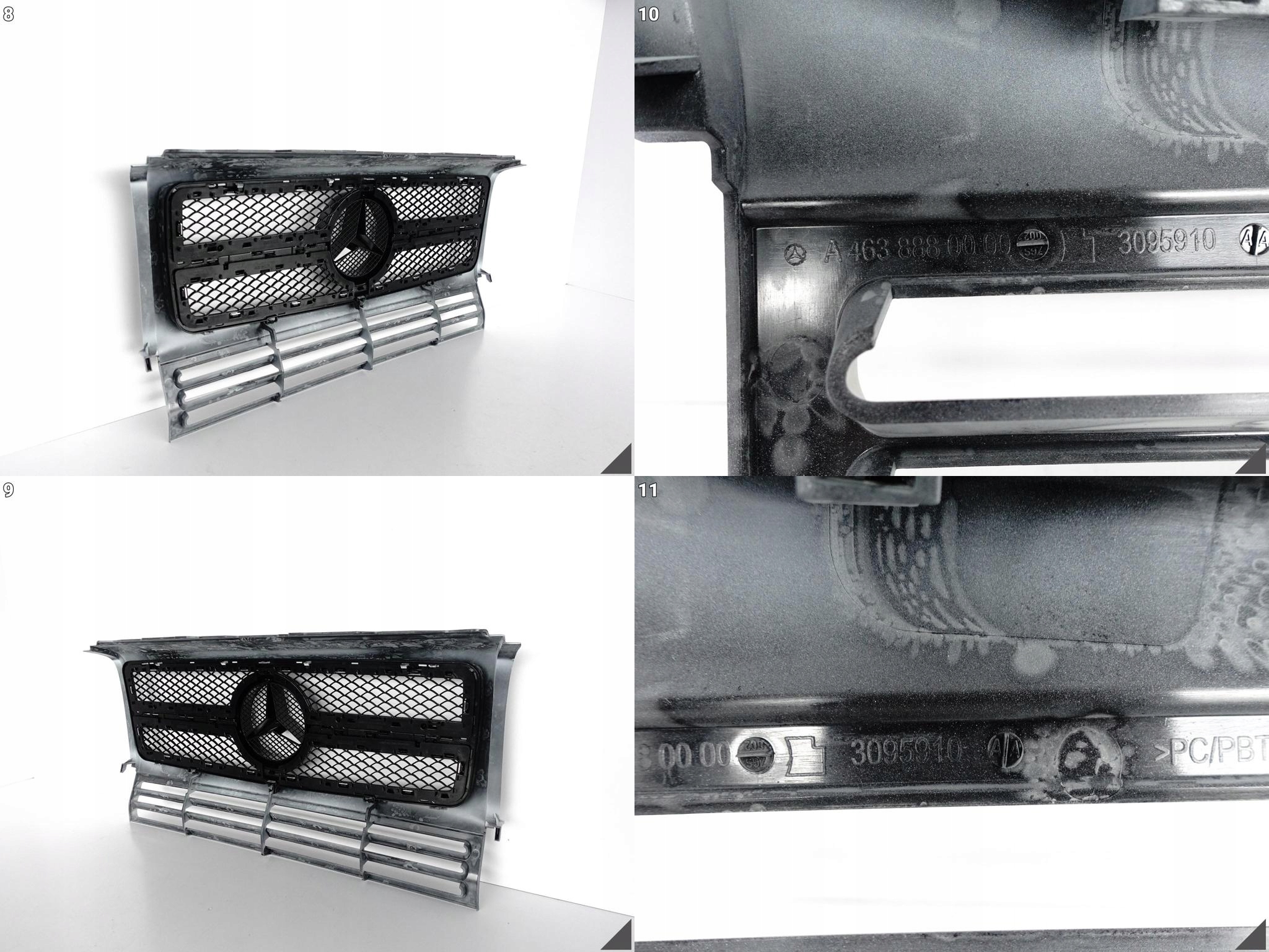 MERCEDES G-KLASA W463 AMG 63 65 12-18 LIFT GRILL ATRAPA OBUDOWA PRZÓD Wersja Europejska