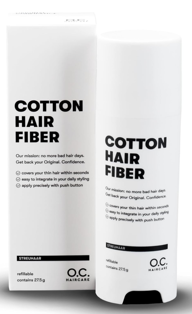 O.c. Haircare Cotton Hair Fiber – mikrovlákna pro zahušťování 27,5 g