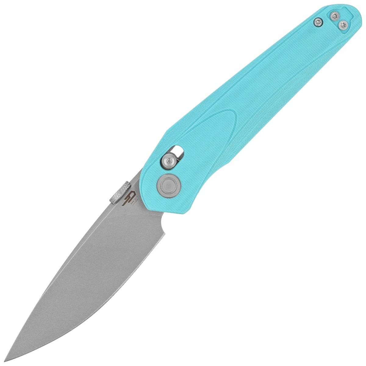 Nóż składany Bestech Mothus Light Blue G10, Bead Blast Fine (BG67D)