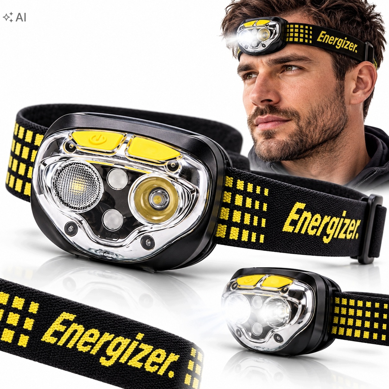 Latarka Czołowa Led Energizer Vision Ultra 450LM 85M IPX4 Na Baterie Mocna