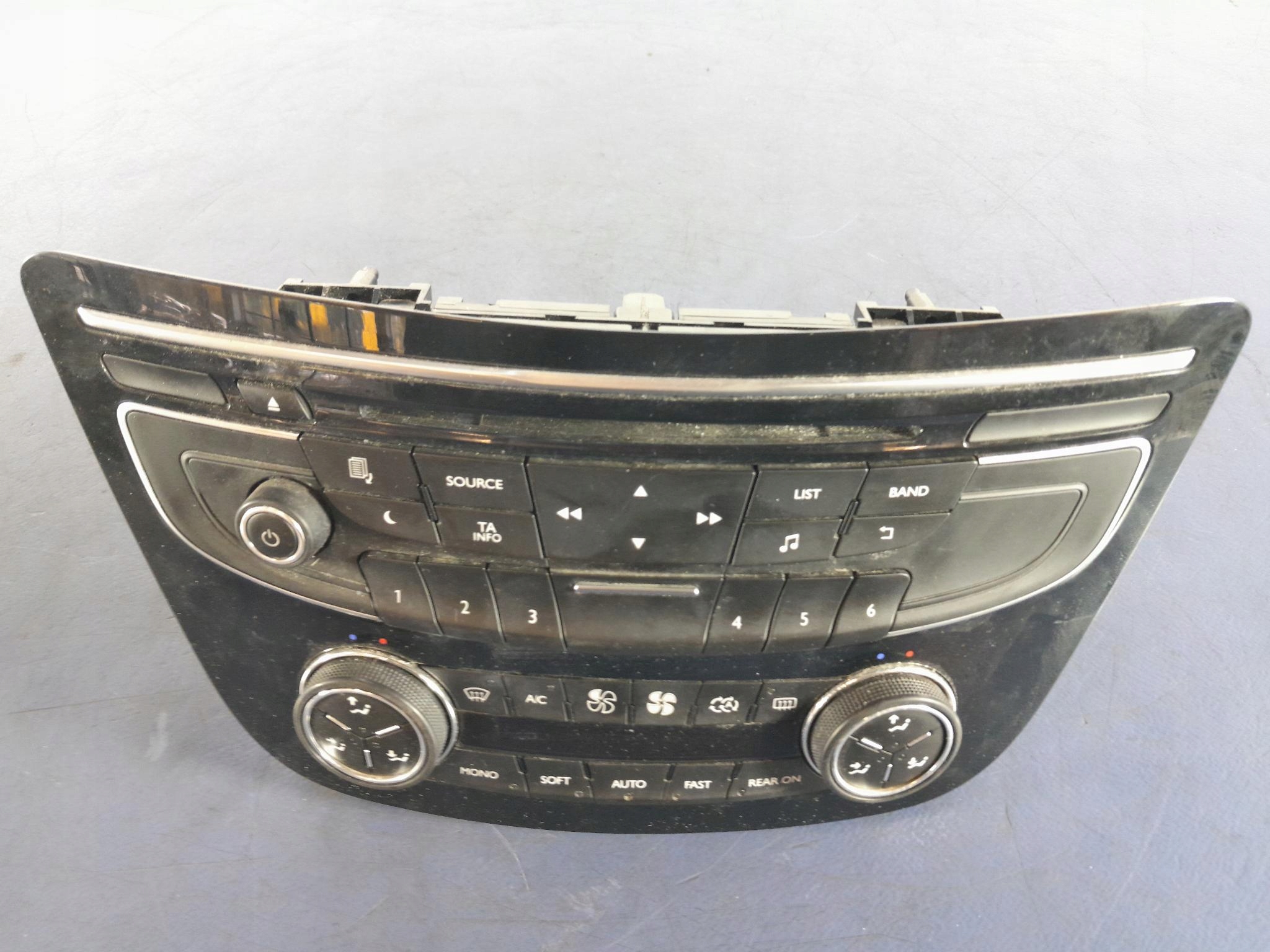 PEUGEOT 508 I PANEL RADIA NAWIGACJI KLIMATYZACJI
