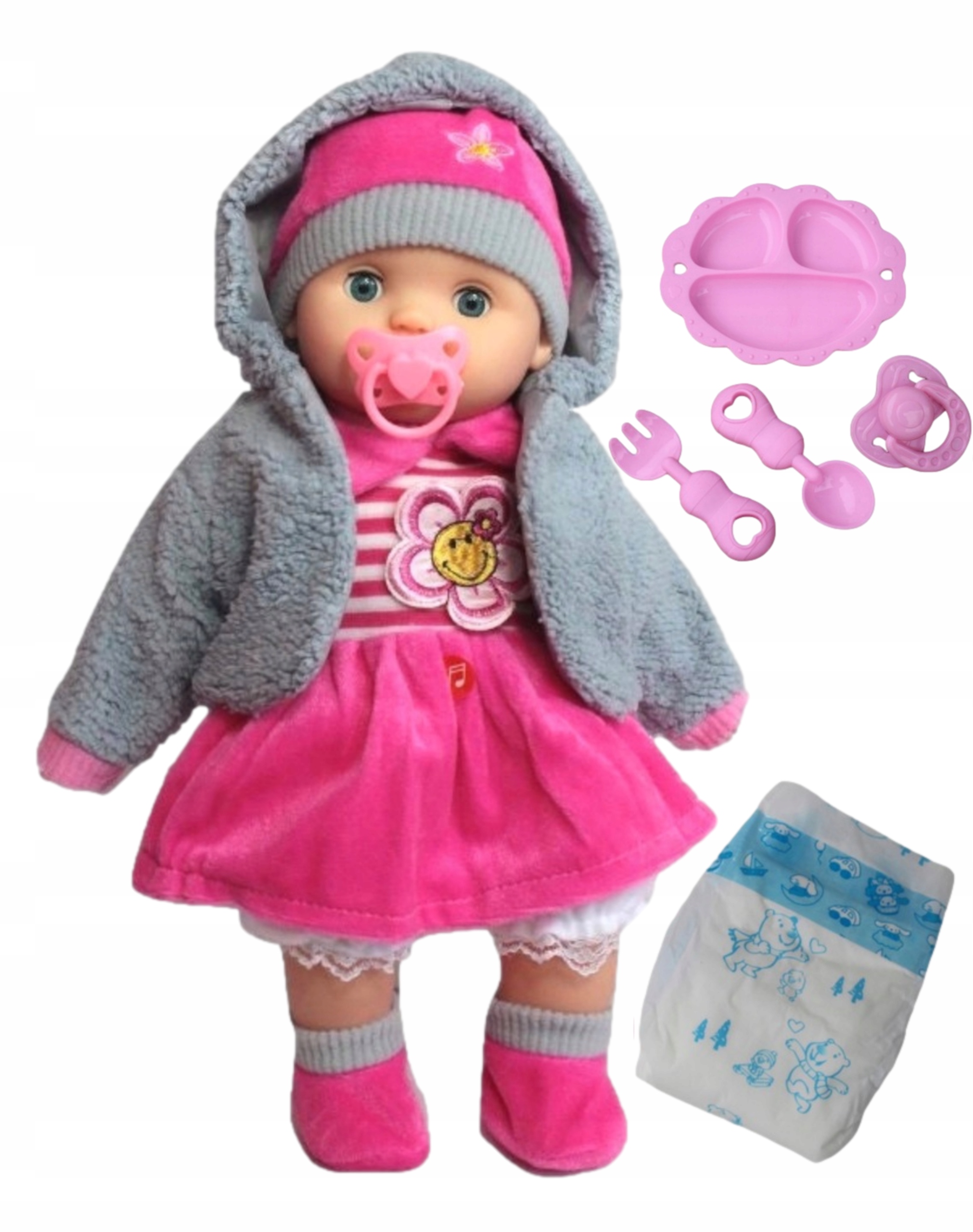 LALKA BOBAS ZE SMOCZKIEM MÓWI I ŚPIEWA PO POLSKU