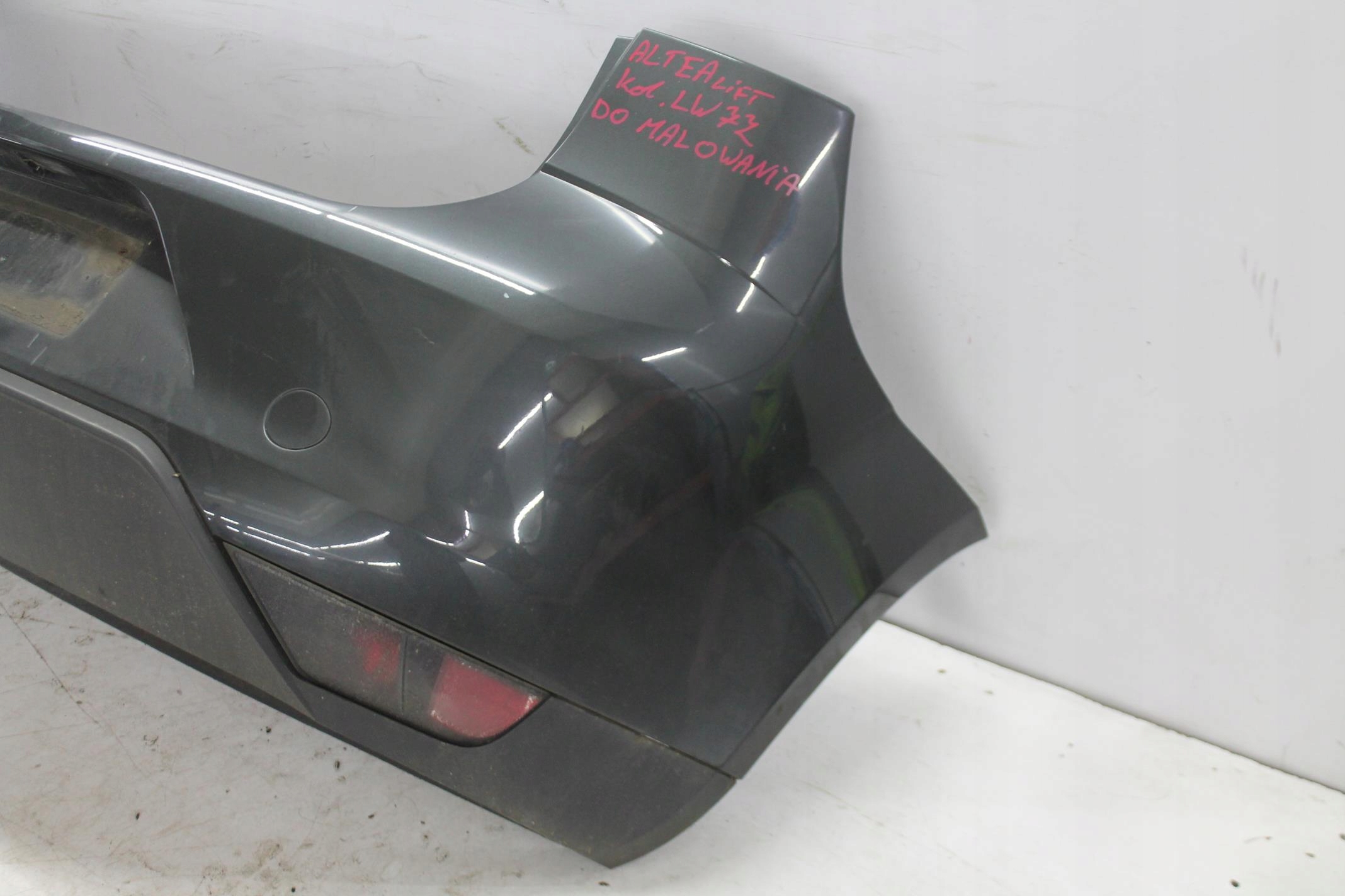 bumper rear part rear LW7Z SEAT ALTEA 09-15