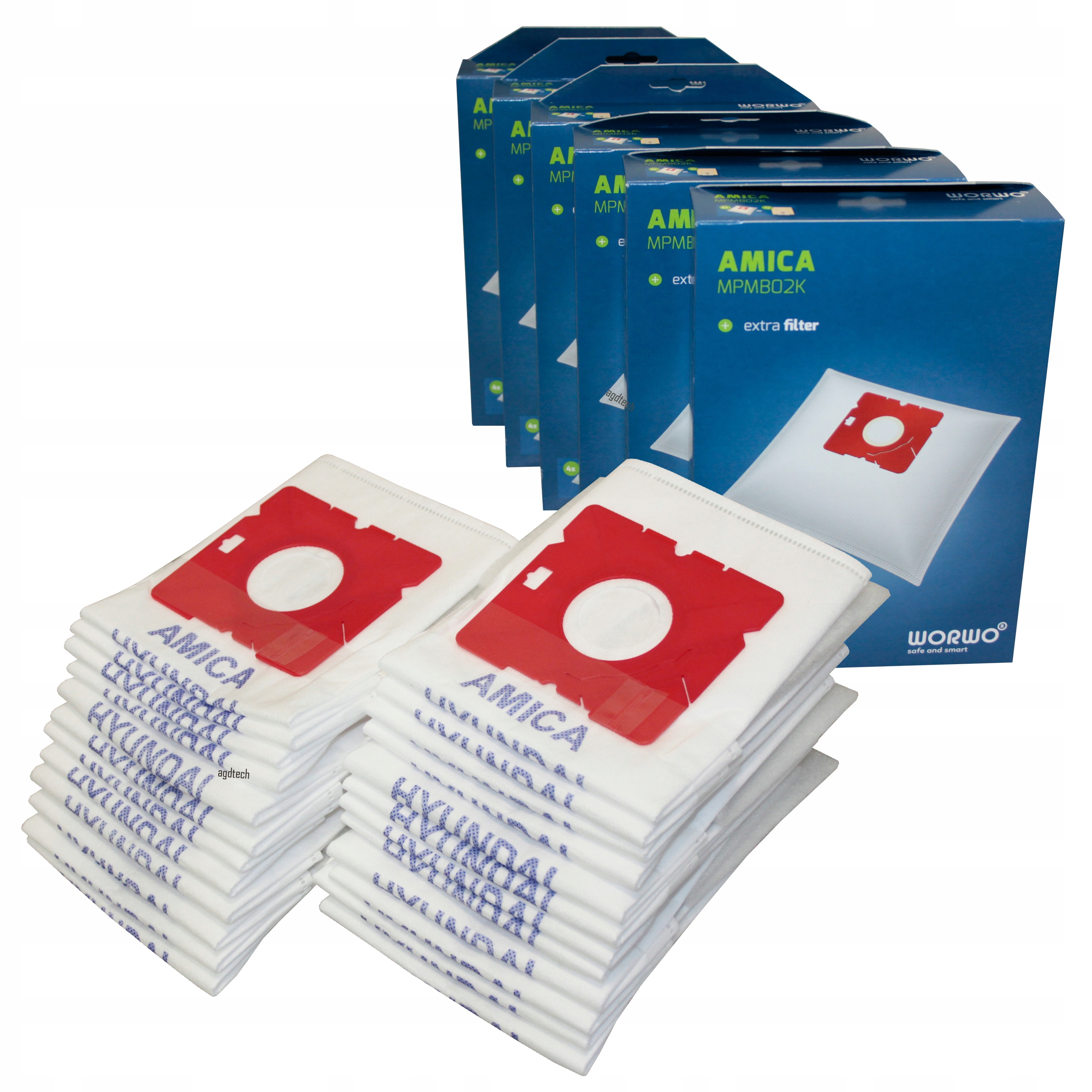 

24x Worki Odkurzacza Amica MPMB02K