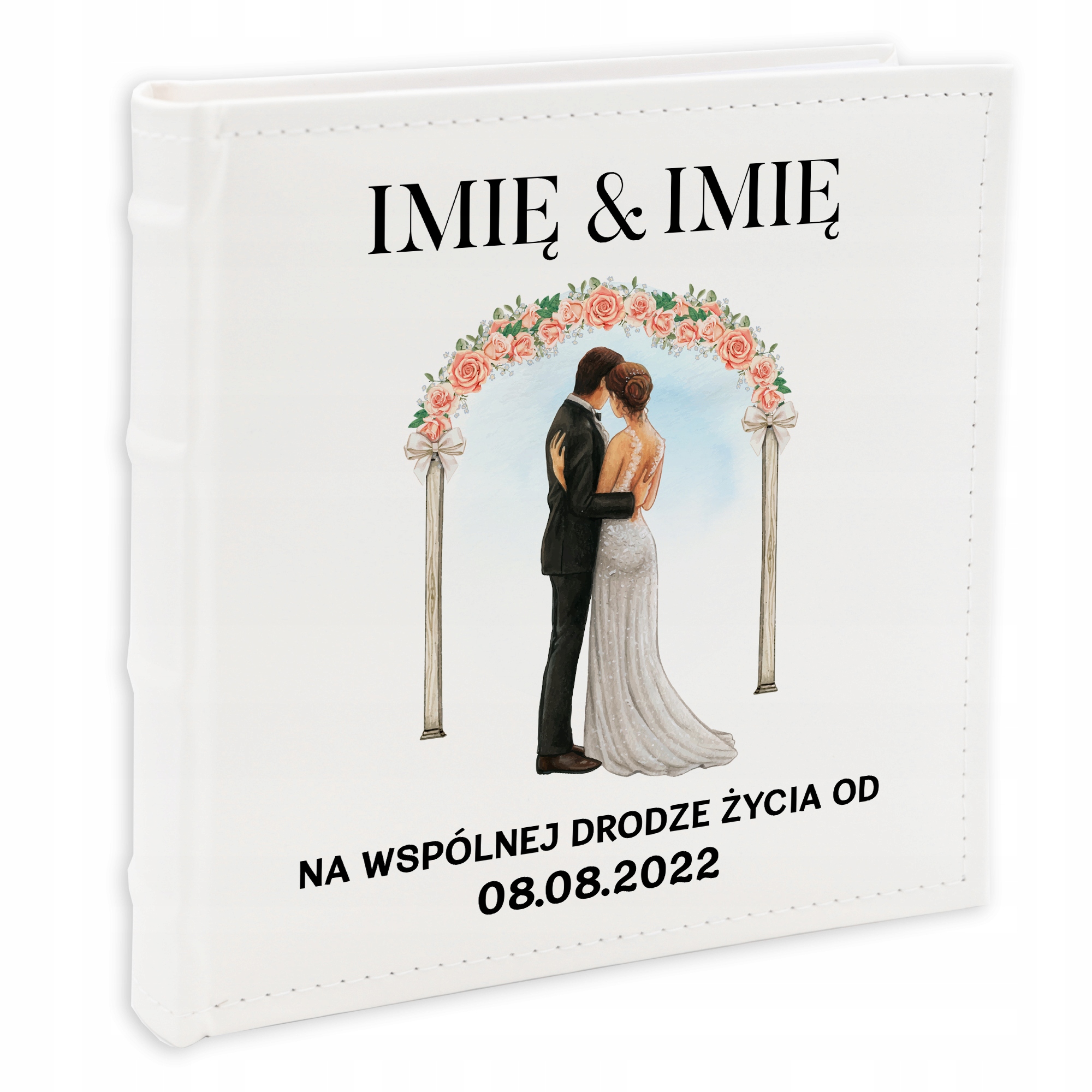 Album na fotografie 10x15 cm Bílá Svatební Vzpomínky Kreator