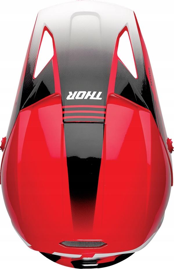 Kask Thor Sector 2 Carve red/white L Homologacja europejska ECE R22-06