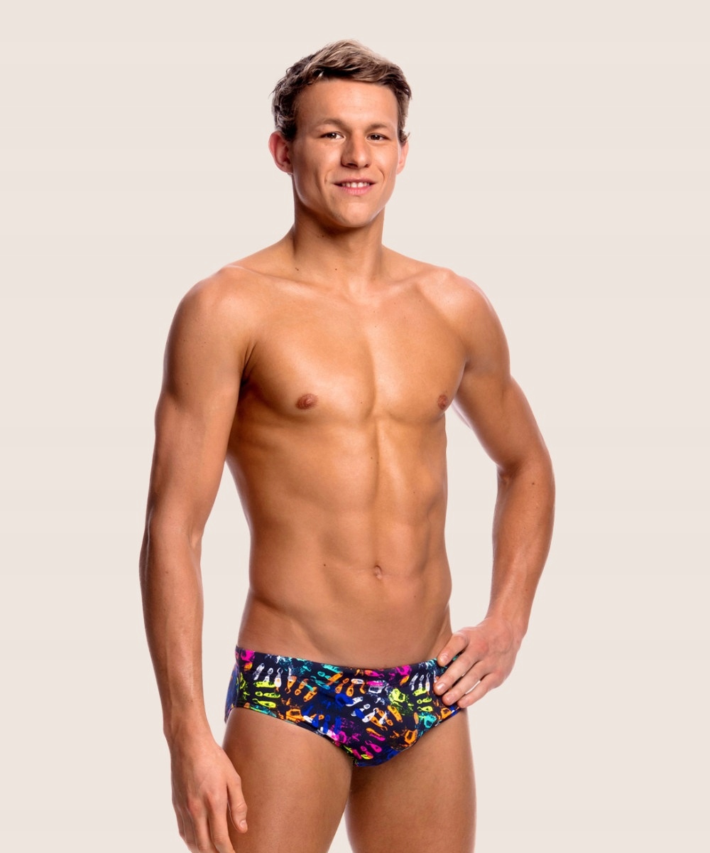 Funky Trunks Męskie Slipy Kąpielowe Hand Off R. Xs