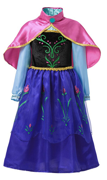 ANNA STRÓJ SUKIENKA KOSTIUM FROZEN OPASKA 110/116 Stan opakowania oryginalne