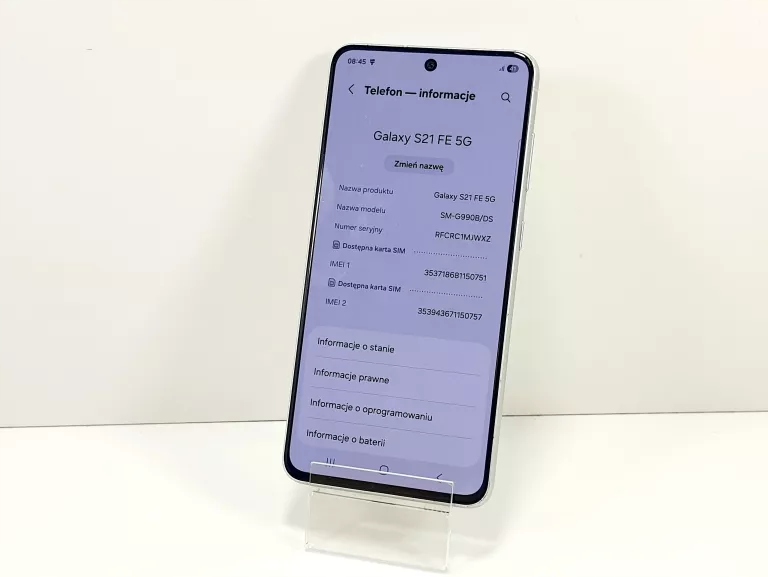 Смартфон Samsung Galaxy S21 FE 6 ГБ / 128 ГБ 5G белый