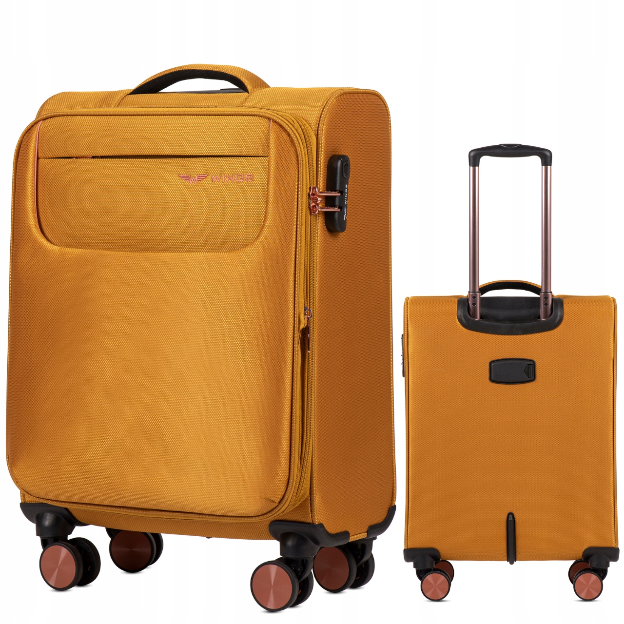 Malý příruční cestovní kufr se zámkem Kabinové Zavazadlo do letadla Wings