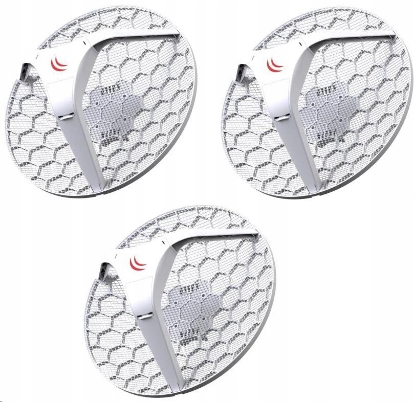 MikroTik Lhg 5 (RBLHG-5nD-3), 3-PACK, 600MHz Cpu, 64MB Ram, 1x Lan, …