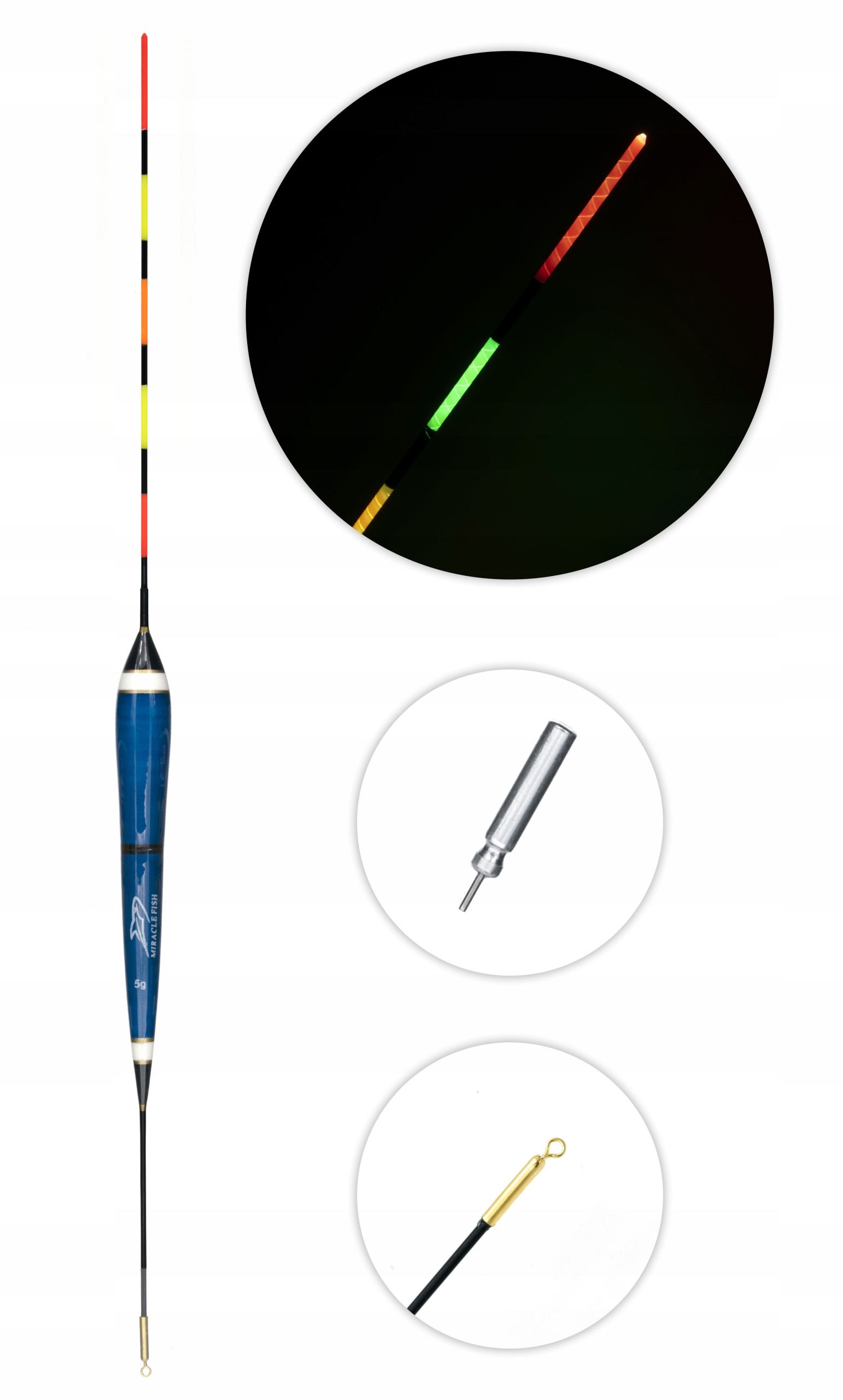 

Spławik Przelotowy Waggler Ledowy 6G Niebieski;
