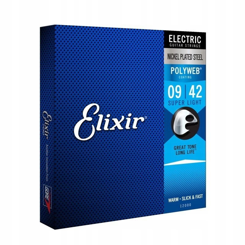Elixir 12000 9-42 Polyweb struny elektryczne