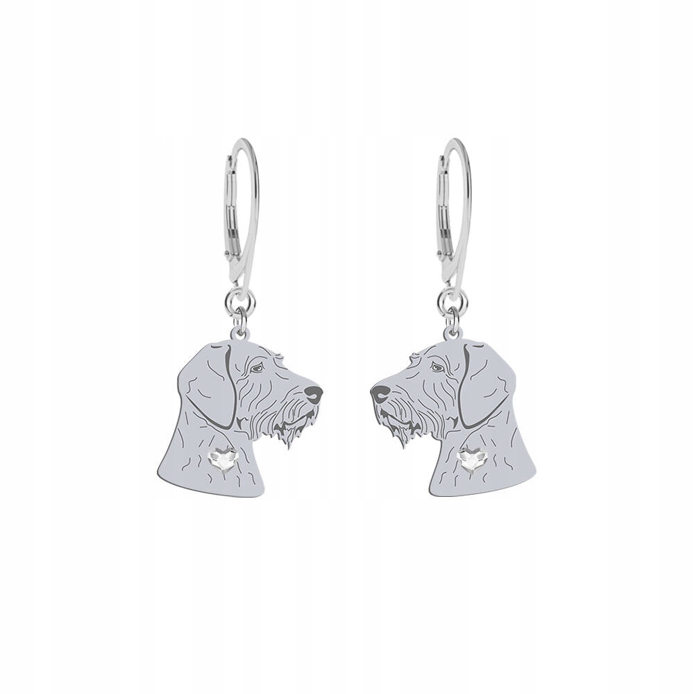 Stříbrné Náušnice z maďarského výhonku Hrubosrstá bižuterie Dárek Gravírování