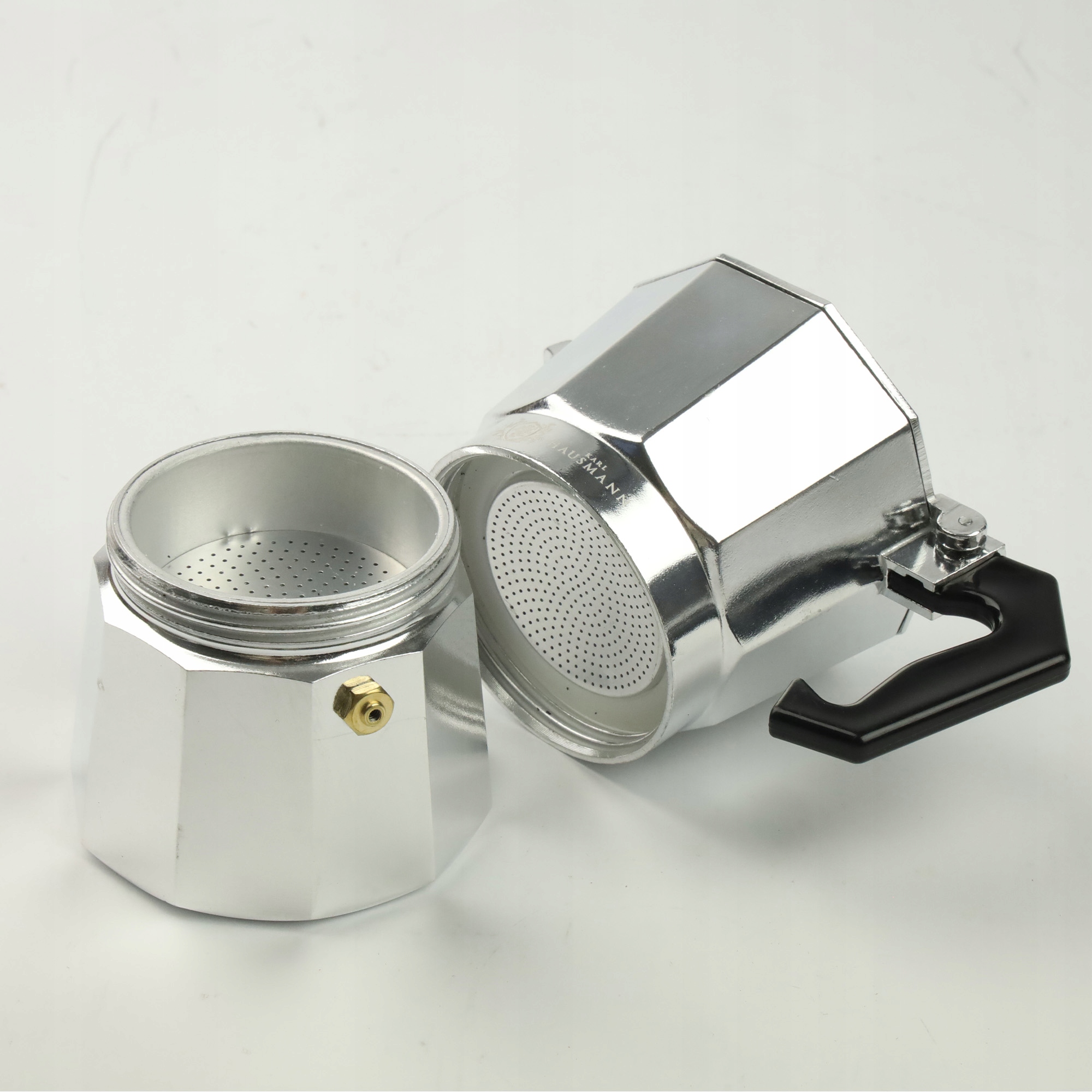 KAWIARKA ALUMINIOWA ZAPARZACZ DO KAWY KAFIETERKA WŁOSKA MOKA NA 3 KAWY