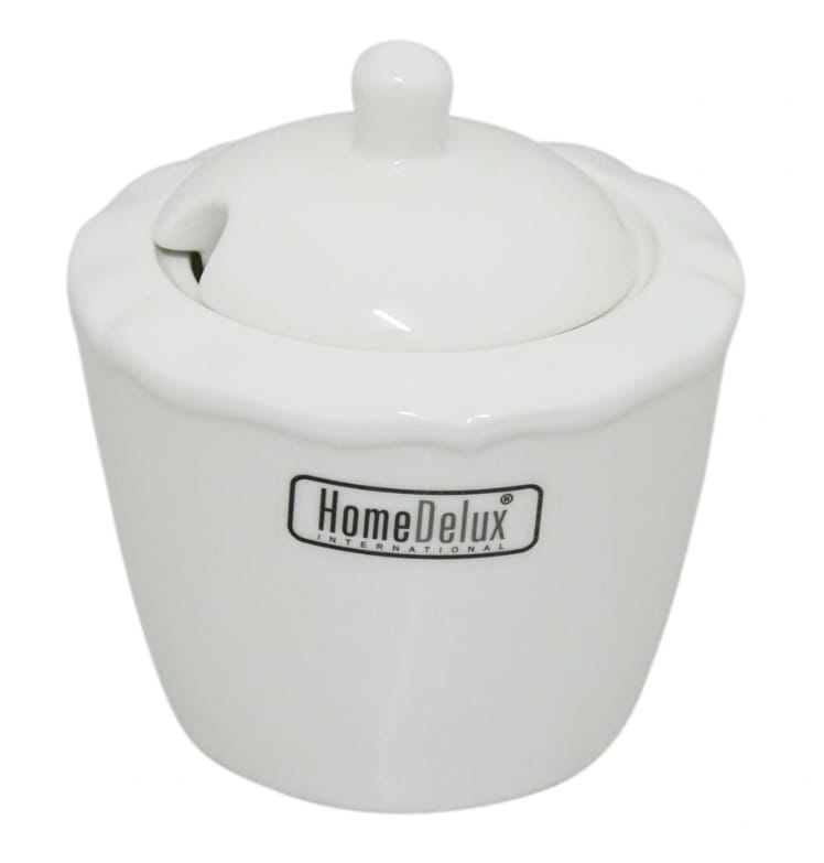 

Cukiernica porcelanowa biała Collar HomeDelux
