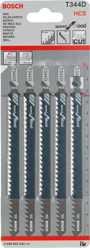 BRZESZCZOT DO WYRZYNARKI T344D 5SZT. Marka Bosch