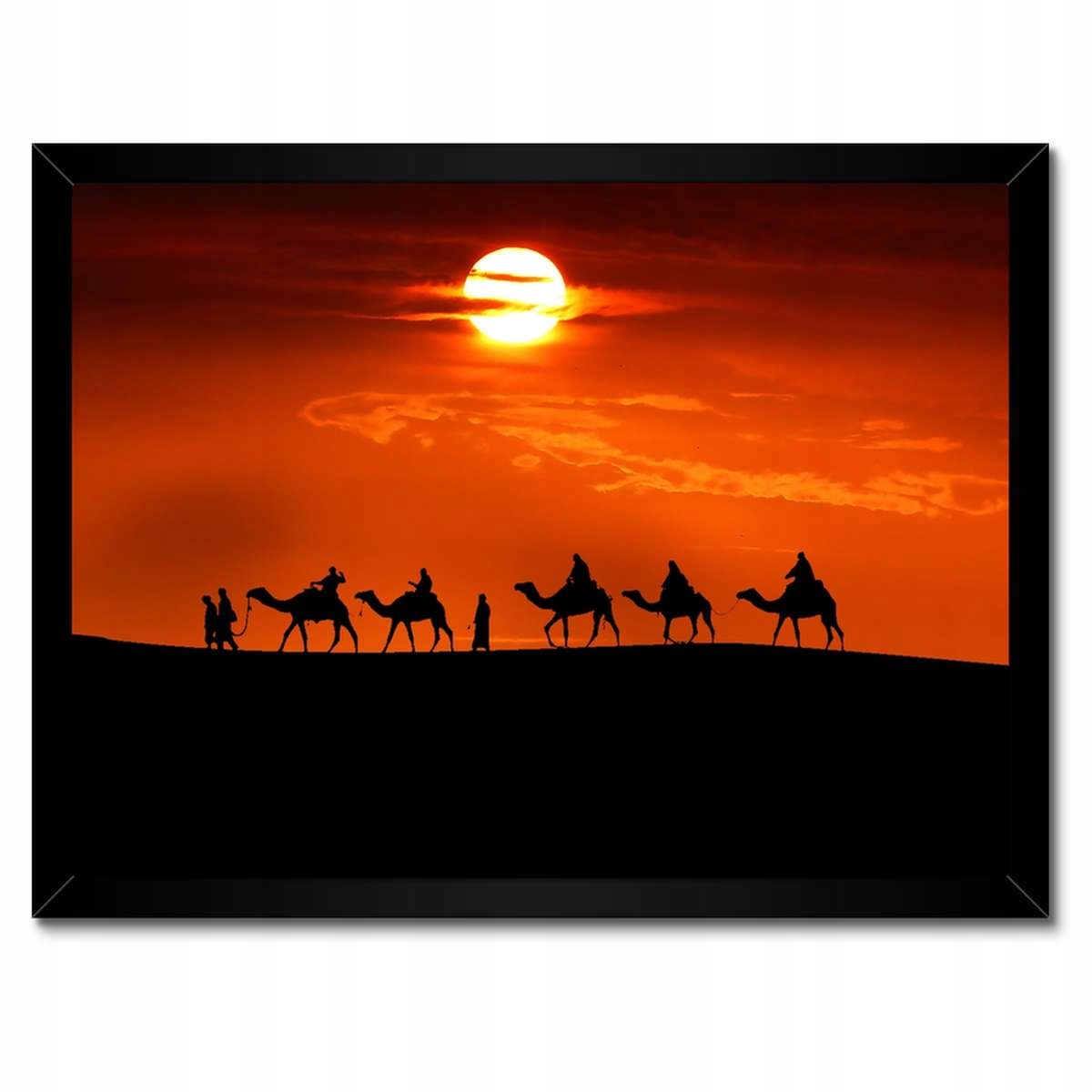 Plakáty v rámu 40x30 Karavan na poušti