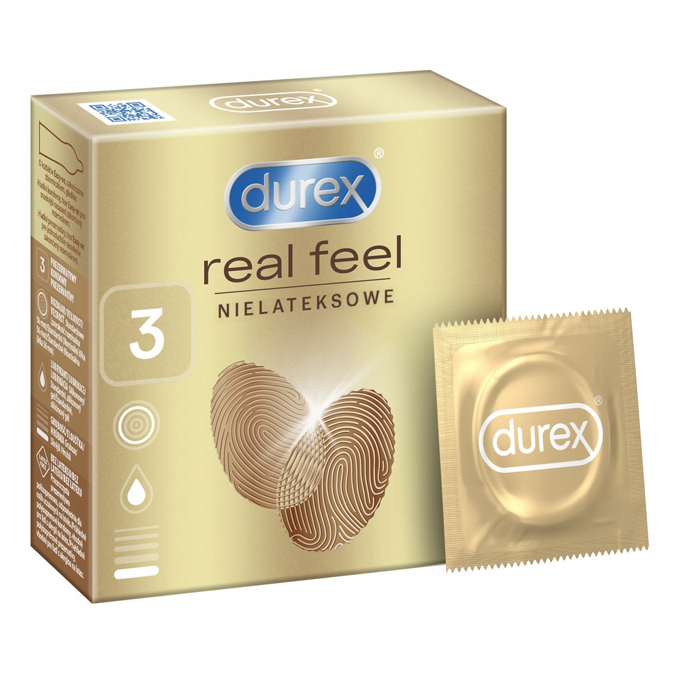 

Durex prezerwatywy Real Feel 3 szt. Nielateksowe