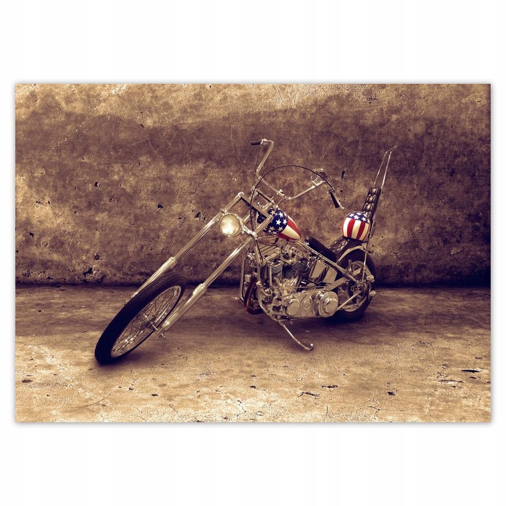 

Naklejki 70x50 Motocykl w kolorze sepii