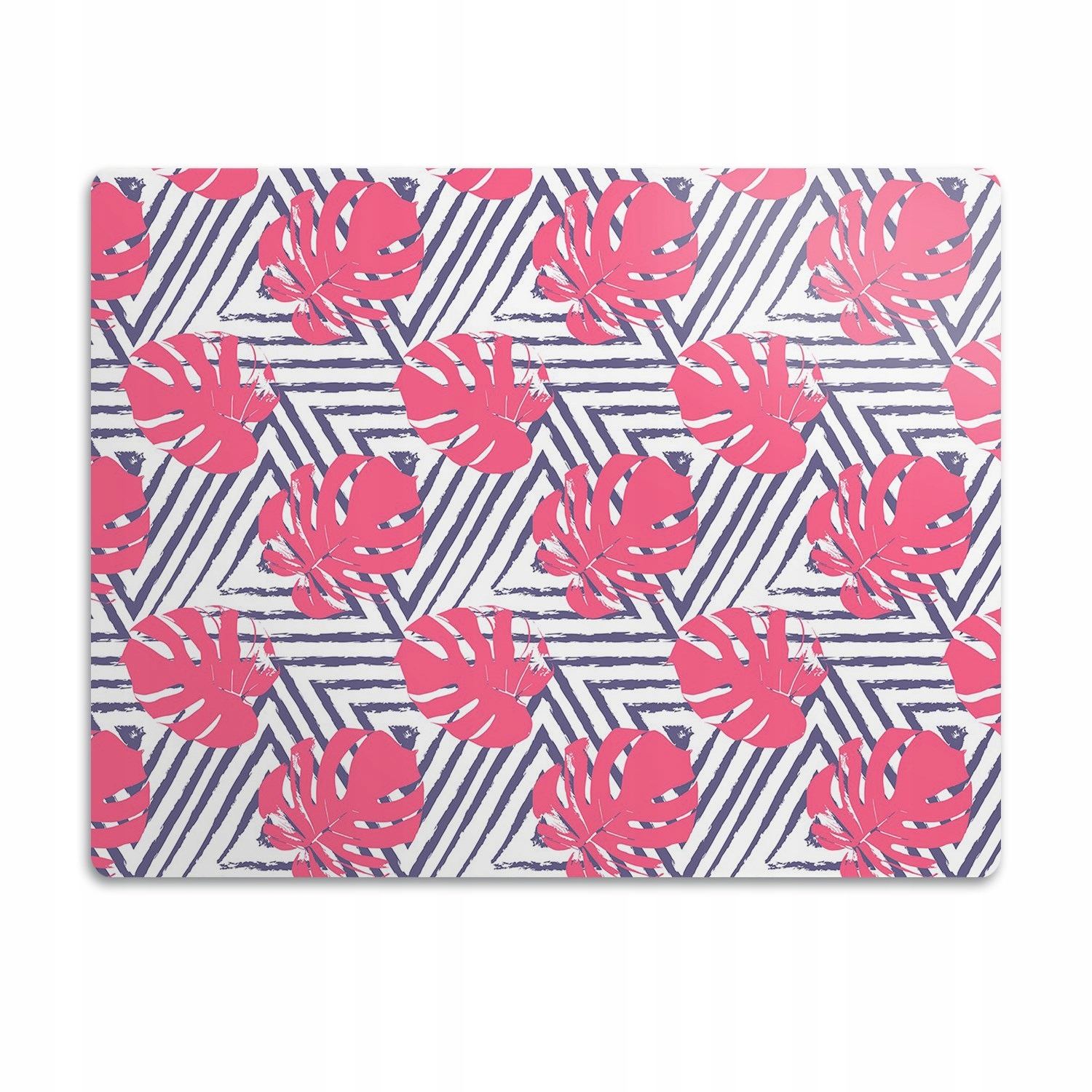 Voděodolná podložka pod misku Růžové listy 90x60 cm