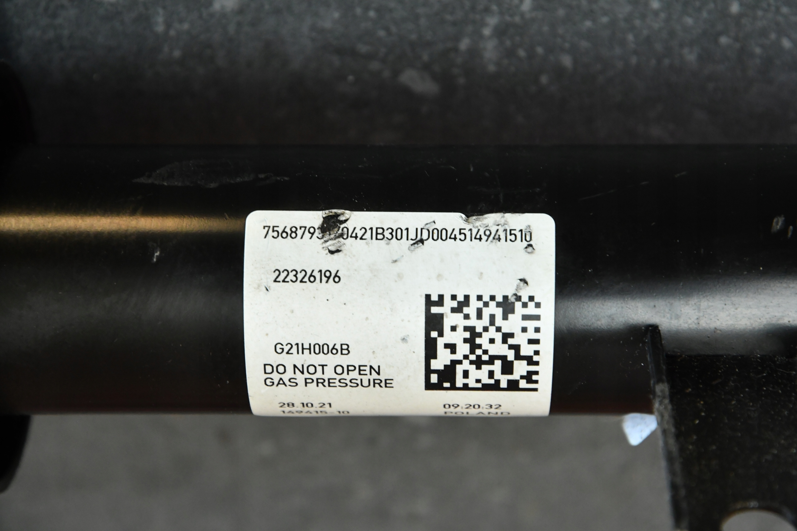 shock absorber right left rear part rear BMW 3 G21 3309km 6879317
