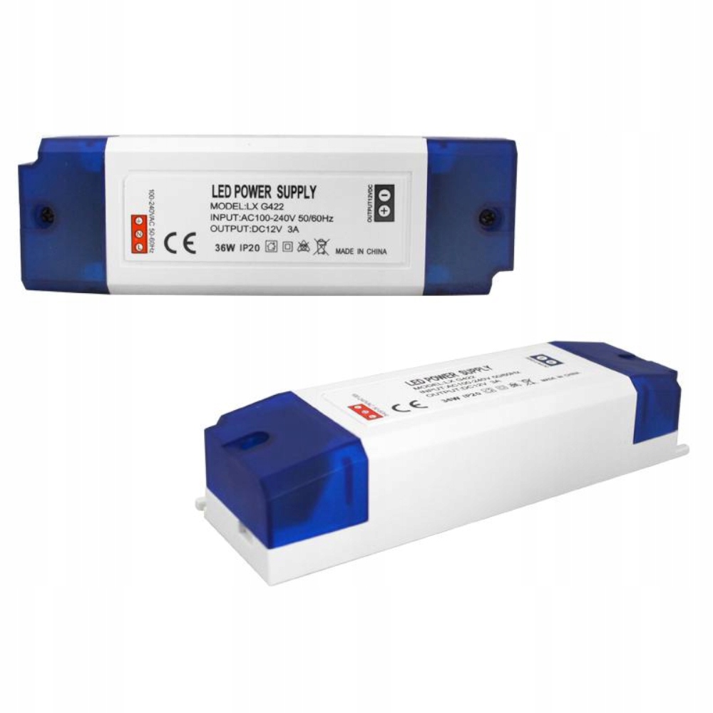 

Zasilacz Led 12V 36W 3A do taśm Led oświetlenia