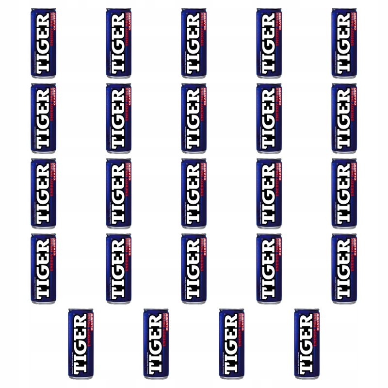 Tiger Energy Drink Sycený energetický nápoj 250 ml X24