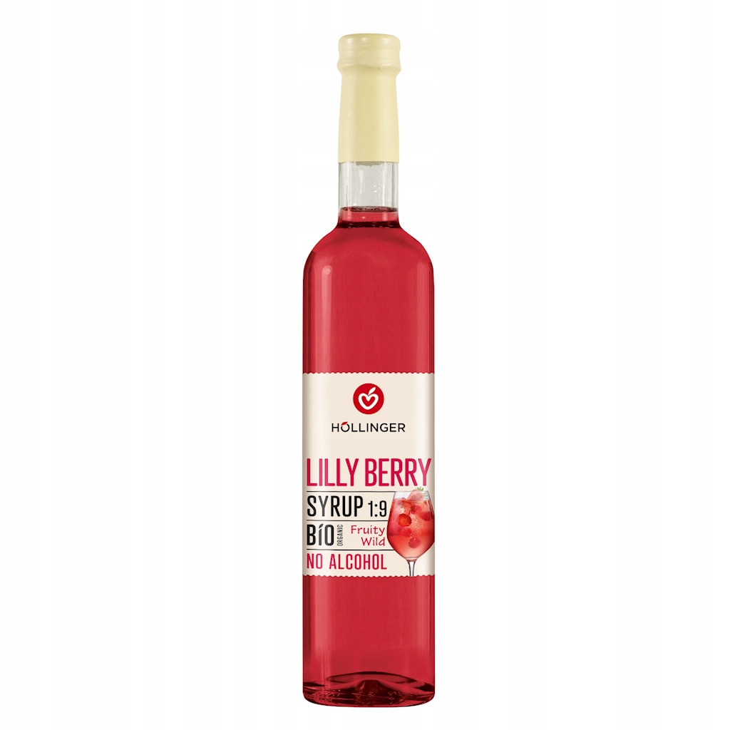 Levně Sirup Na Nápoje A Koktejly Lilly Berry Bio 500 ml Hollinger
