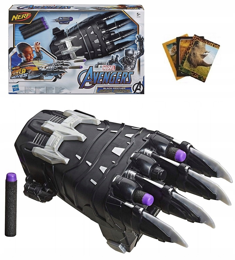 

Nerf Blaster Czarna Pantera Avengers Pazury Rękaw
