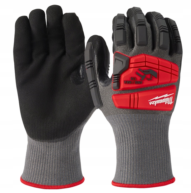 Rękawice Milwaukee Impact Cut E Na Uderzenia I Przecięcia 4932479571 r. 9 L
