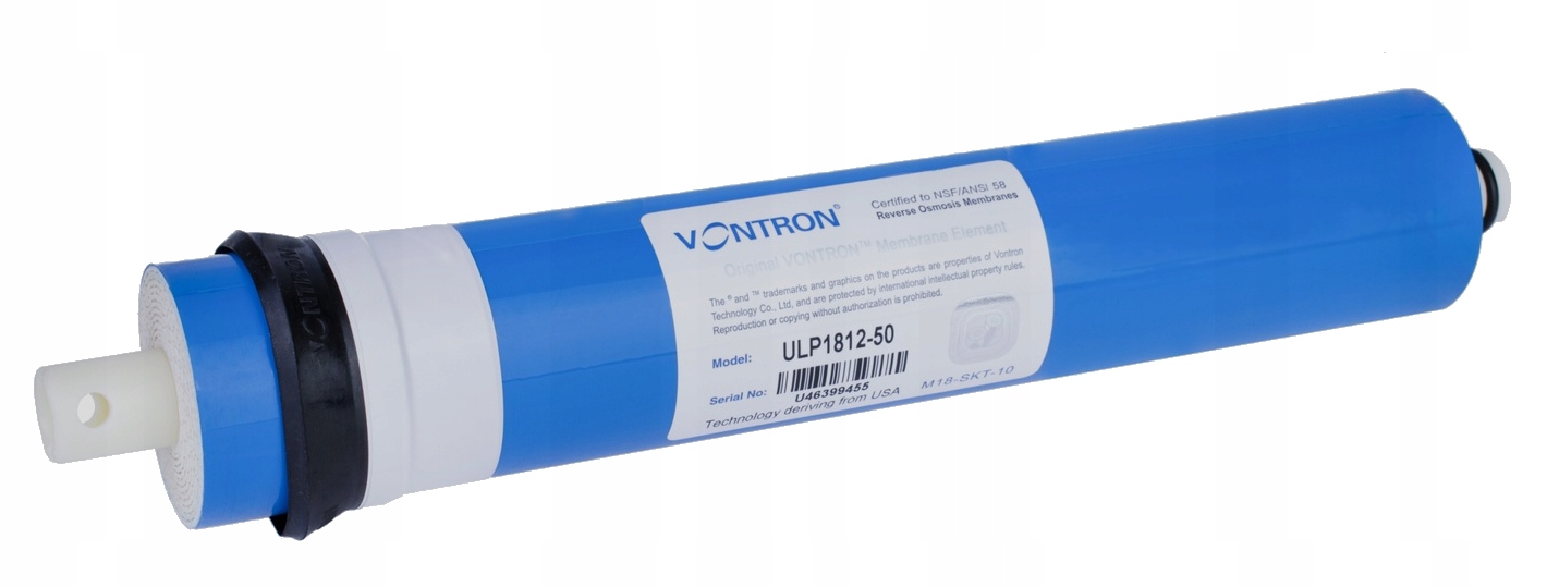 Membrána 50 Gpd pro osmózu, filtr Ro Vontron ULP1812-50