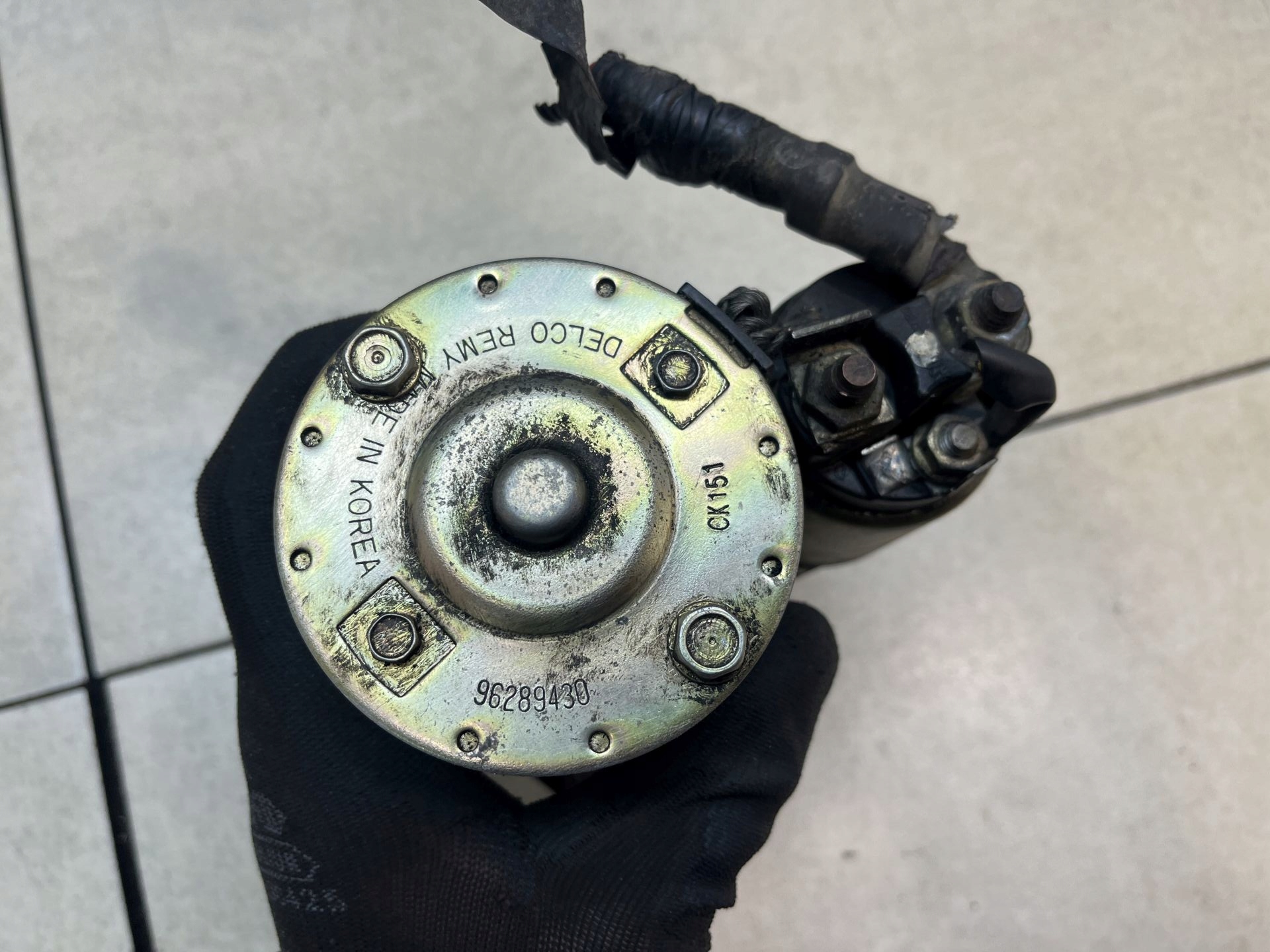starter CHEVROLET KALOS 1.2 96289430