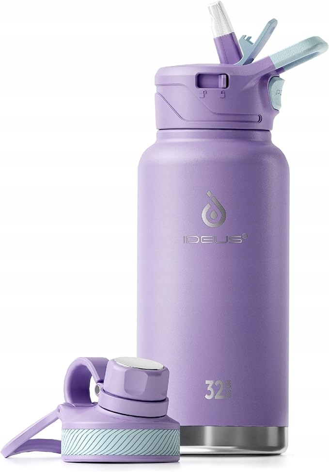 Sportovní Láhev Na Vodu Ideus S Vakuovou Izolací 950 ML Nerezová Ocel