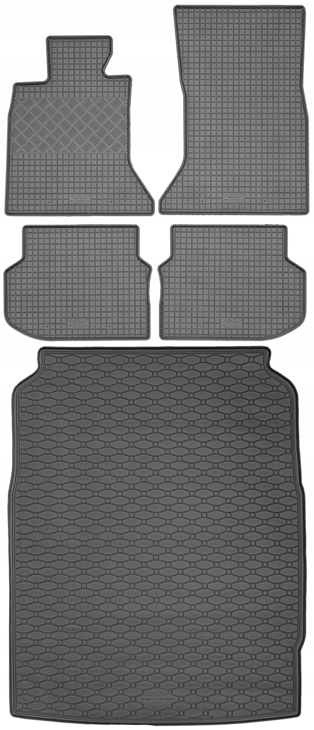 Bmw s5 F10 Sedan 2010-2017 Podložka do batožinového priestoru koberce