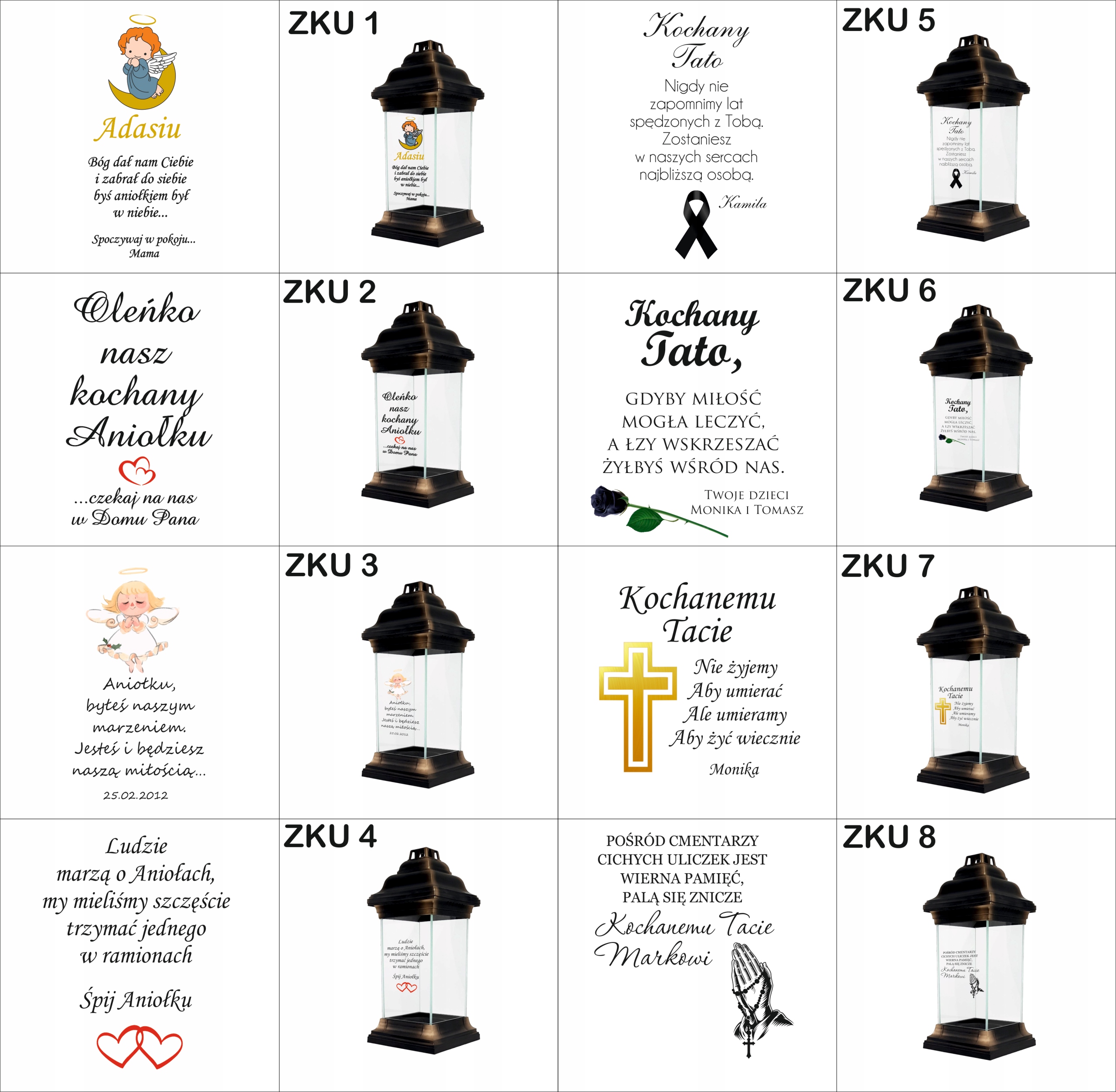 Personalizowany ZNICZ kapliczka DLA OJCA CHRZESTNEGO NAPIS Z DEDYKACJĄ Kod producenta LS2