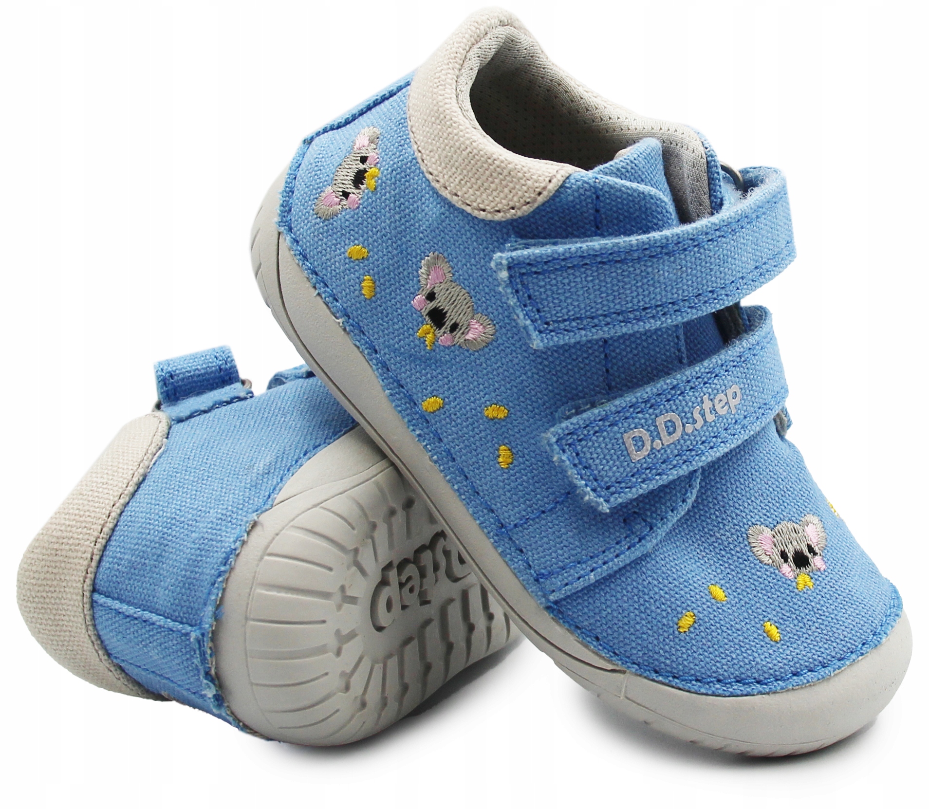 Buty Dla Chłopca Na Wiosnę BAREFOT Niebieskie DD STEP C070-41709 23