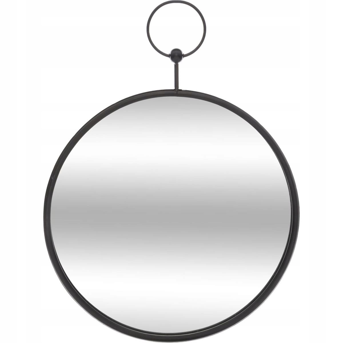

Okrągłe lustro łazienkowe w metalowej ramie 30 cm