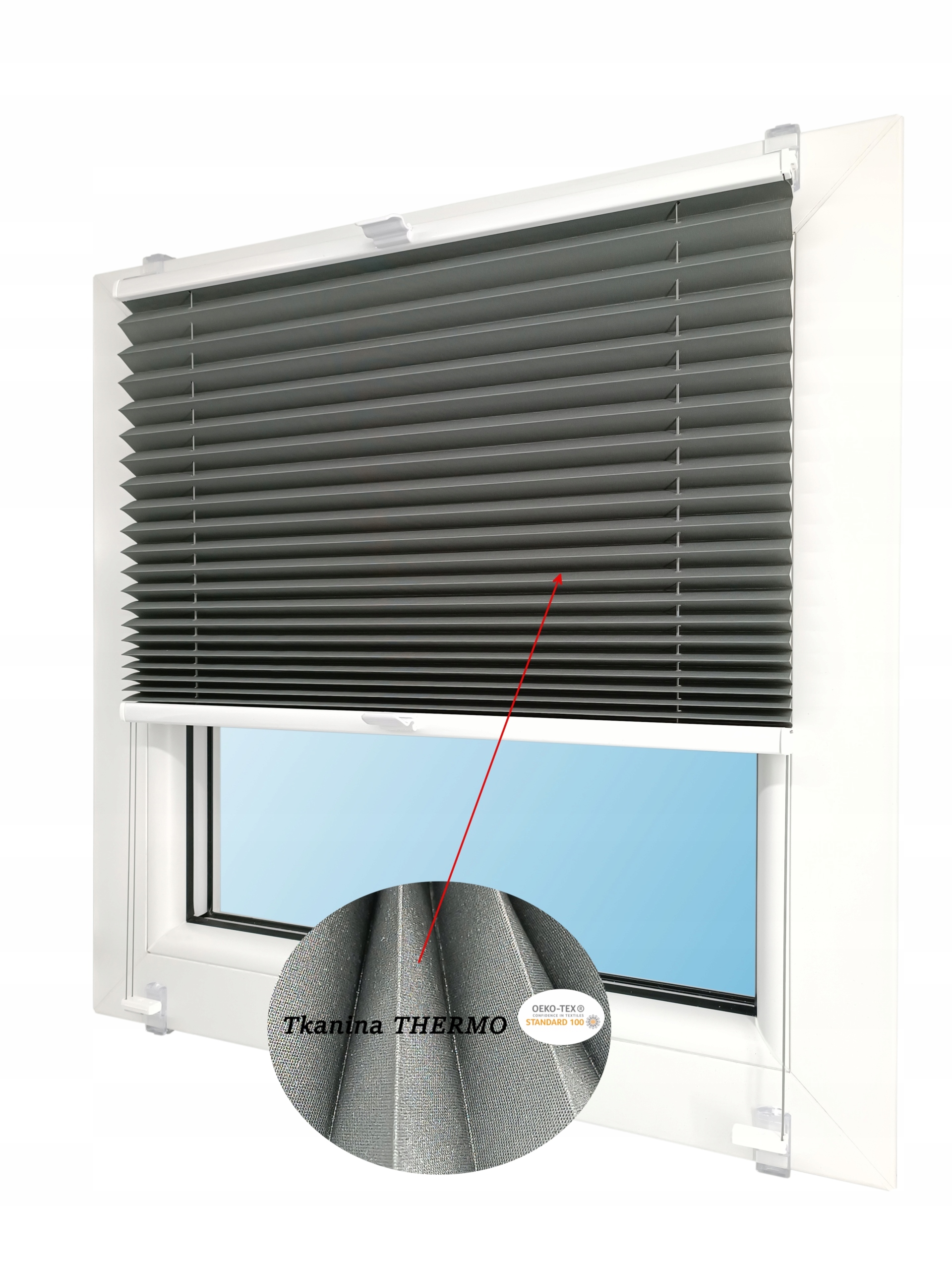 Plisa roleta Termo žalúzia na mieru 93x220 cm