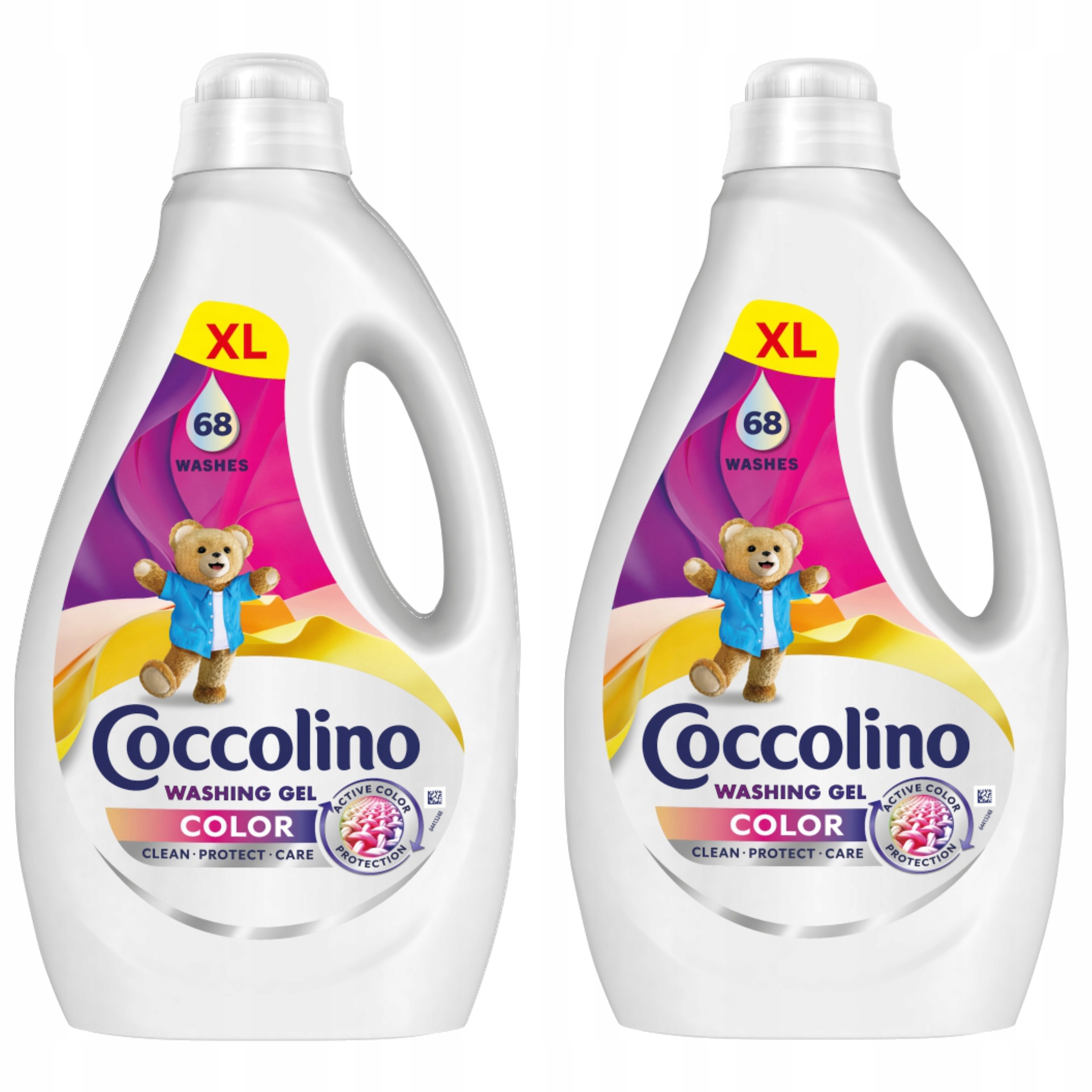 Levně Gel Na Praní Tekutý Na Praní Thanin Coccolino Care 128 Praní Barva 2x2,72L